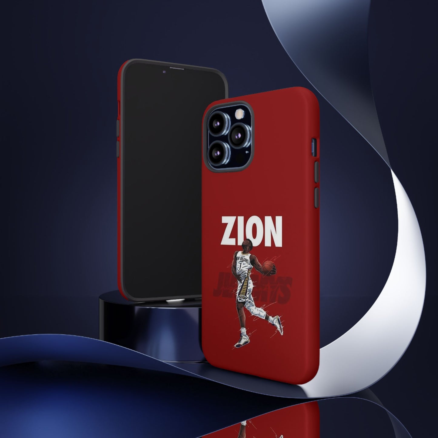 Zion Williamson Power Drive Edition – Rugged Dual-Layer Armor & Slim Fit | Compatible with iPhone 8–16 Pro Max & Samsung S10–S25 Ultra