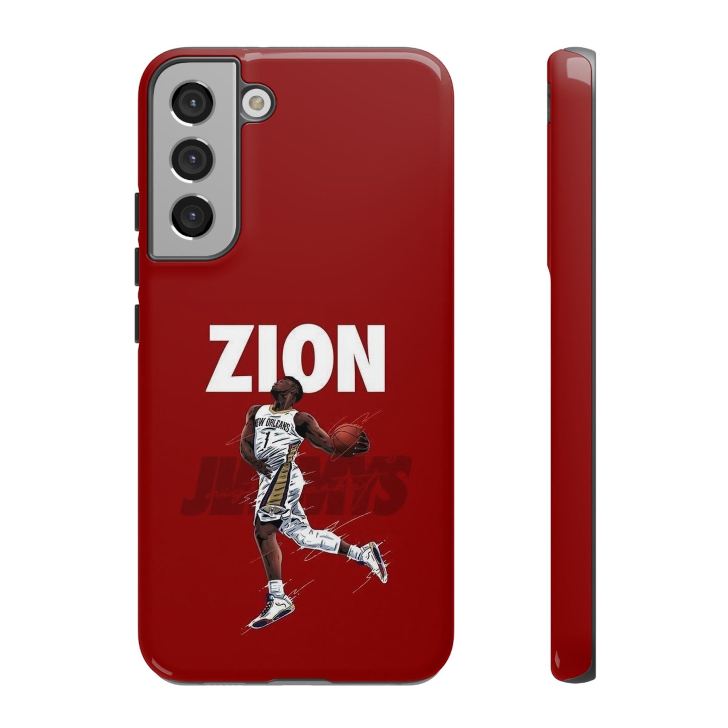 Zion Williamson Power Drive Edition – Rugged Dual-Layer Armor & Slim Fit | Compatible with iPhone 8–16 Pro Max & Samsung S10–S25 Ultra
