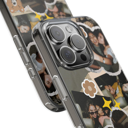 Memories In Retro Templet Custom Printed Clear Cases - covers4phones