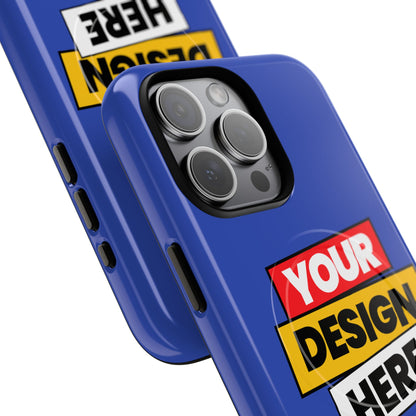 Tough Magnetic Phone Case, Customizable Phone Protector, Personalized Gift, Durable Tech Accessory, Ideal for Teens and Adults