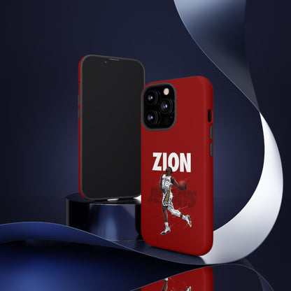 Zion Williamson Power Drive Edition – Rugged Dual-Layer Armor & Slim Fit | Compatible with iPhone 8–16 Pro Max & Samsung S10–S25 Ultra