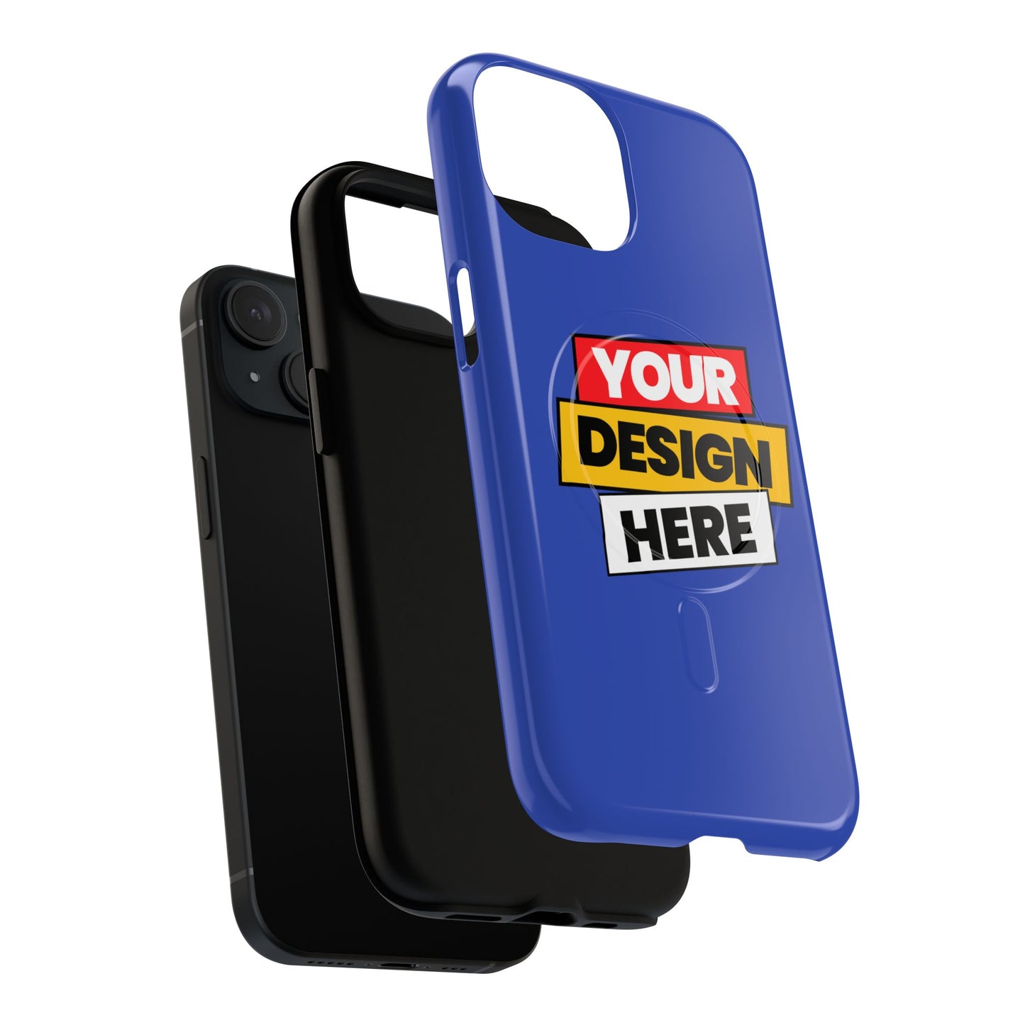 Tough Magnetic Phone Case, Customizable Phone Protector, Personalized Gift, Durable Tech Accessory, Ideal for Teens and Adults