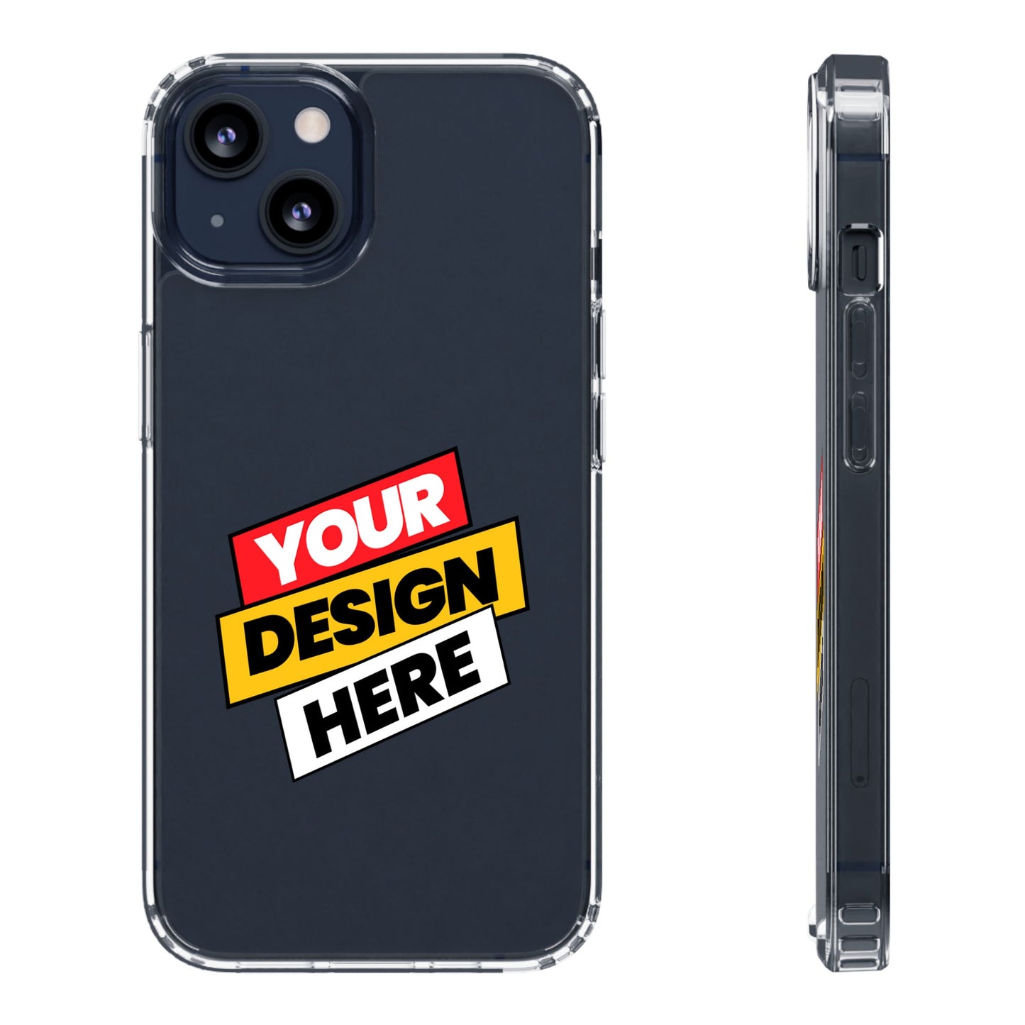 Custom Clear Transparent Cases for Phones - Personalized Protection, Ideal for Gifts, Birthdays, Holidays, Trendy Phone Accessories