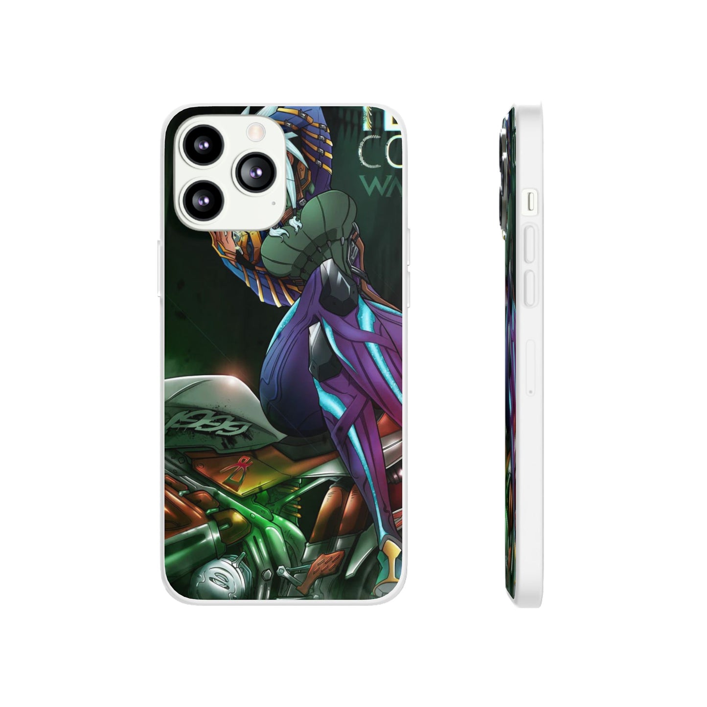 Anime-Inspired Phone Case - Flexi Cases, Custom Phone Cover, Gift for Her, Birthday Present, Unique Cell Phone Accessories