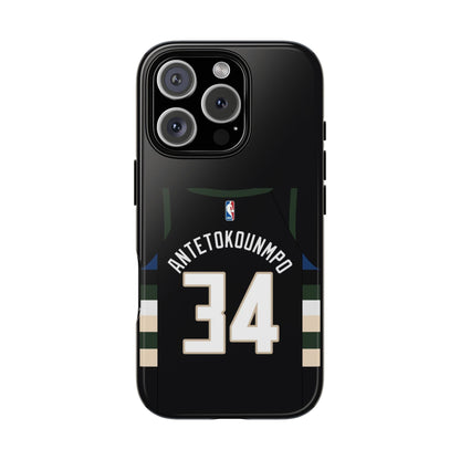 Giannis Antetokounmpo Force Drive Edition – Heavy-Duty ShockGuard Layers, Athletic Slim Fit | iPhone 8–16 Pro Max & Samsung S10–S25 Ultra Supported
