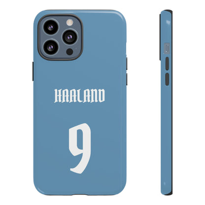 Erling Haaland PowerStrike – Rugged Dual-Layer Protection & Slim Profile | Compatible with iPhone 8 to 16 Pro Max & Samsung Galaxy S10 to S25 Ultra