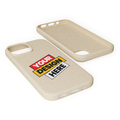 Eco-Friendly Phone Case, Biodegradable Phone Cover, Sustainable Accessory, Customizable iPhone Case, Green Gift Idea, Environmentally