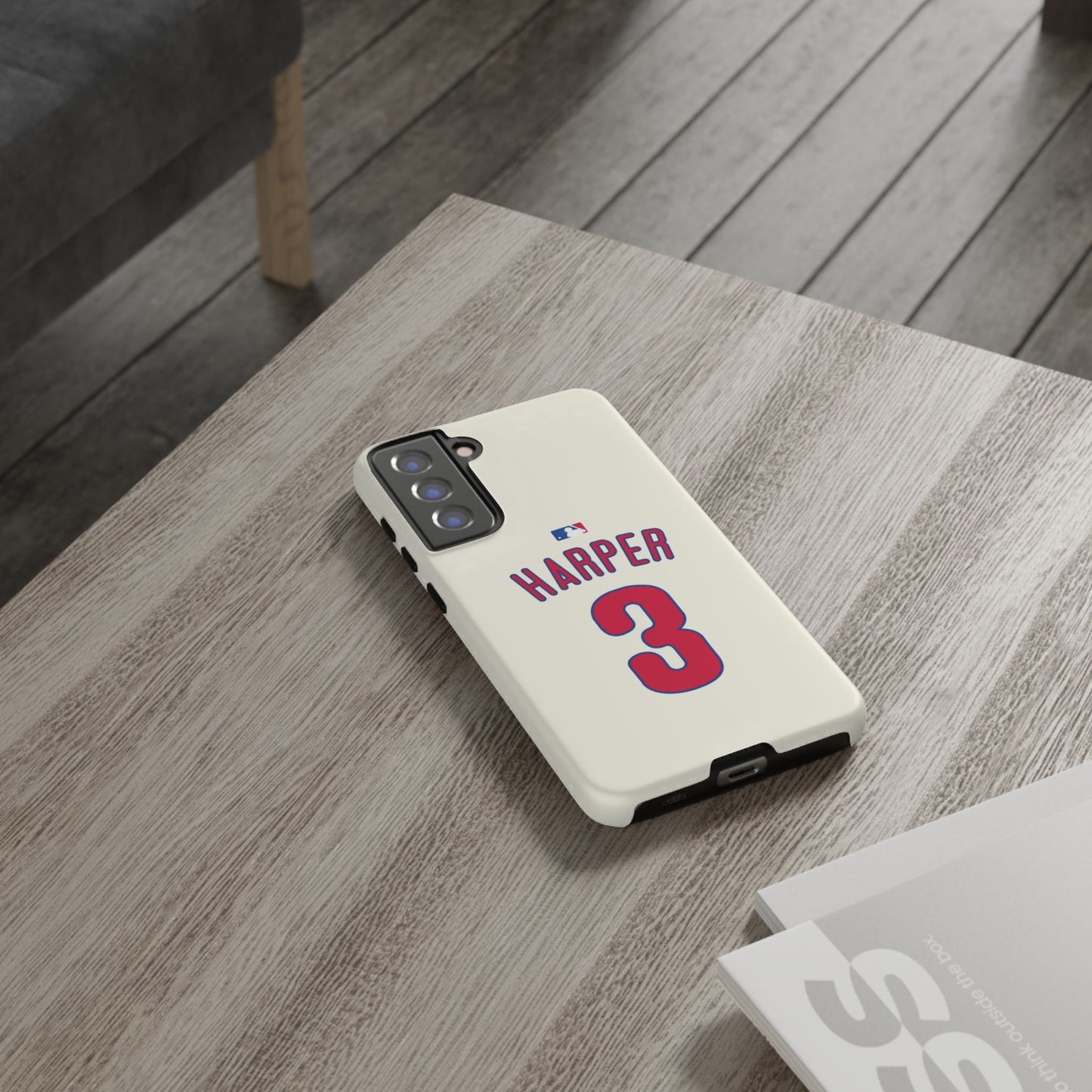 Bryce Harper PowerGrip – Dual-Layer Defense & Slim Fit | Compatible with iPhone 8 to 16 Pro Max & Samsung Galaxy S10 to S25 Ultra