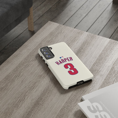 Bryce Harper PowerGrip – Dual-Layer Defense & Slim Fit | Compatible with iPhone 8 to 16 Pro Max & Samsung Galaxy S10 to S25 Ultra