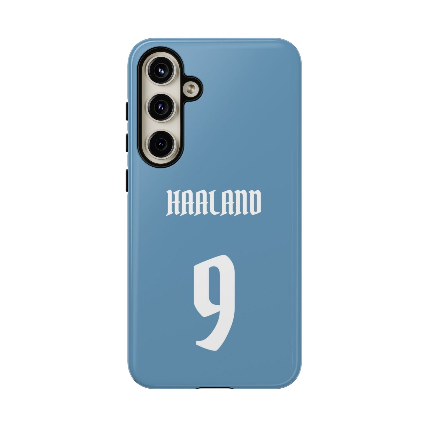 Erling Haaland PowerStrike – Rugged Dual-Layer Protection & Slim Profile | Compatible with iPhone 8 to 16 Pro Max & Samsung Galaxy S10 to S25 Ultra
