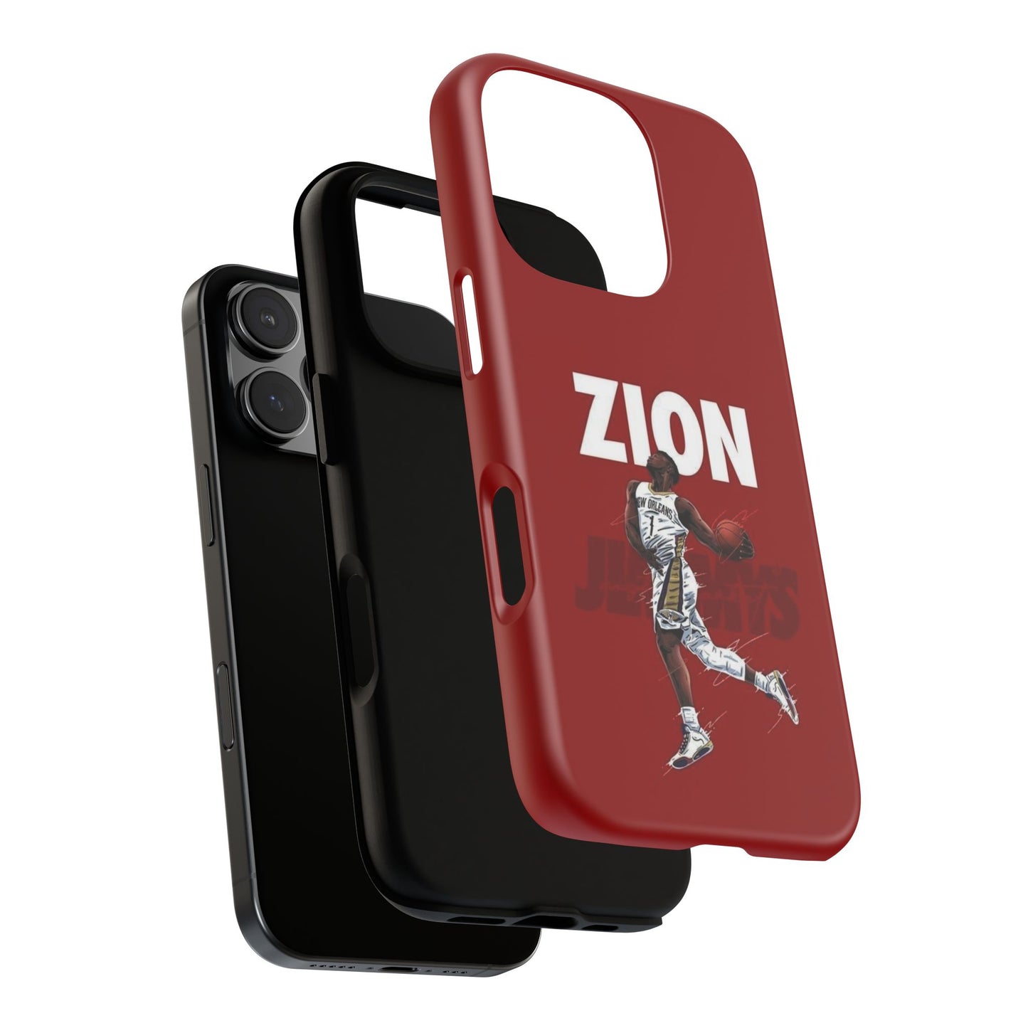 Zion Williamson Power Drive Edition – Rugged Dual-Layer Armor & Slim Fit | Compatible with iPhone 8–16 Pro Max & Samsung S10–S25 Ultra