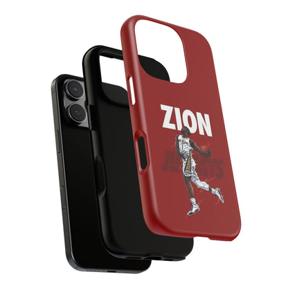 Zion Williamson Power Drive Edition – Rugged Dual-Layer Armor & Slim Fit | Compatible with iPhone 8–16 Pro Max & Samsung S10–S25 Ultra