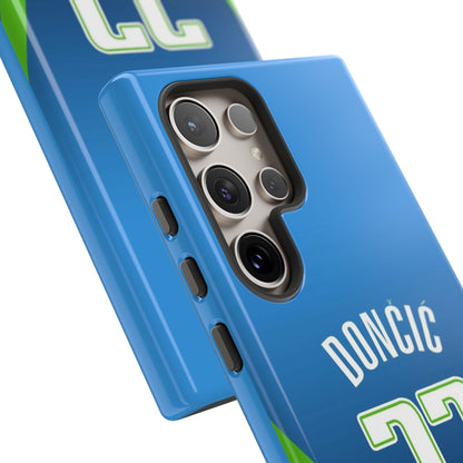 Luka Dončić Ice Vision Edition – Rugged Dual-Layer Build, Slim Fit | Compatible with iPhone 8–16 Pro Max & Samsung Galaxy S10–S25 Ultra