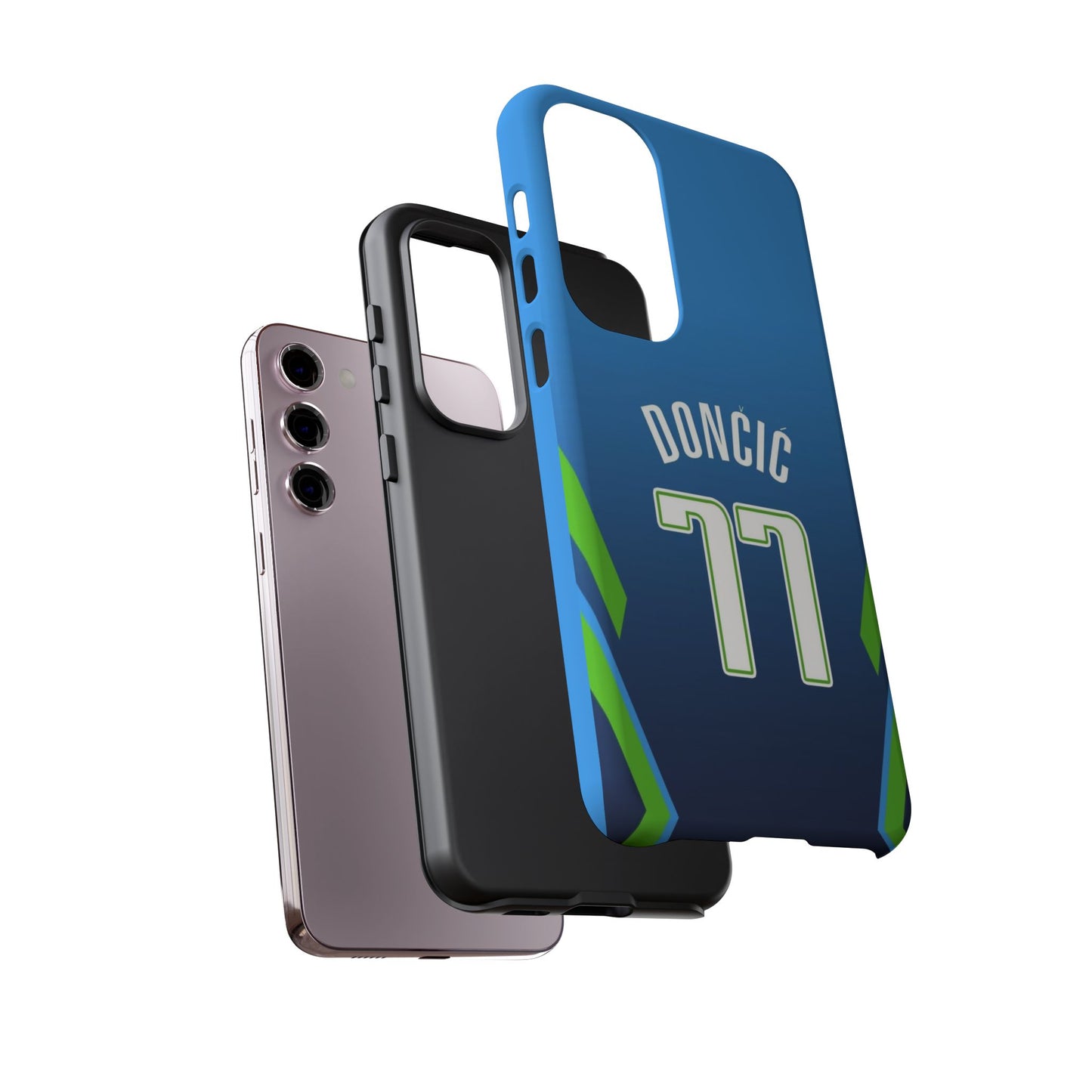 Luka Dončić Ice Vision Edition – Rugged Dual-Layer Build, Slim Fit | Compatible with iPhone 8–16 Pro Max & Samsung Galaxy S10–S25 Ultra