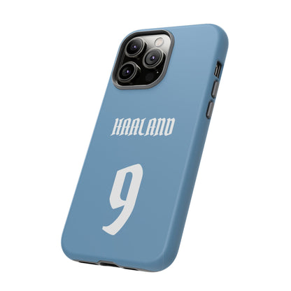 Erling Haaland PowerStrike – Rugged Dual-Layer Protection & Slim Profile | Compatible with iPhone 8 to 16 Pro Max & Samsung Galaxy S10 to S25 Ultra