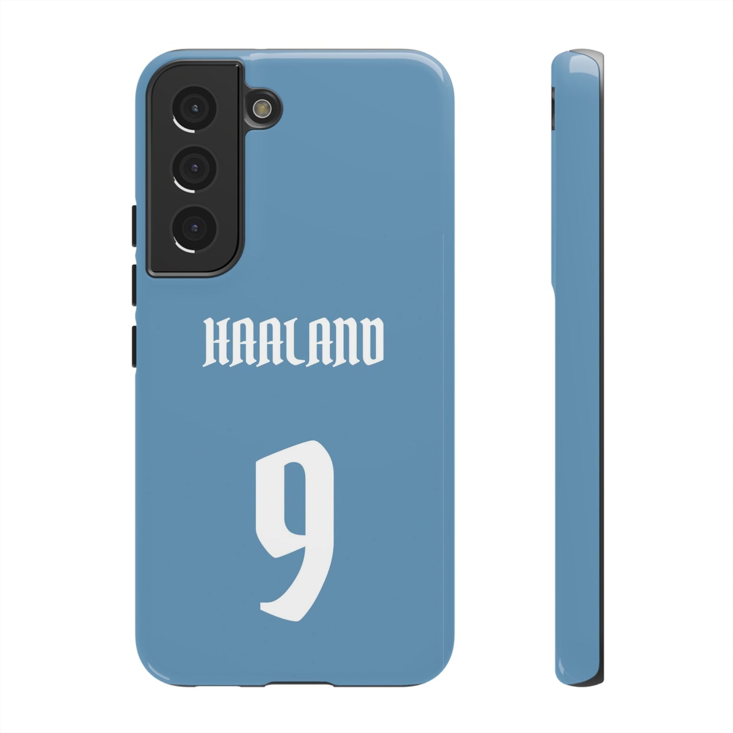 Erling Haaland PowerStrike – Rugged Dual-Layer Protection & Slim Profile | Compatible with iPhone 8 to 16 Pro Max & Samsung Galaxy S10 to S25 Ultra