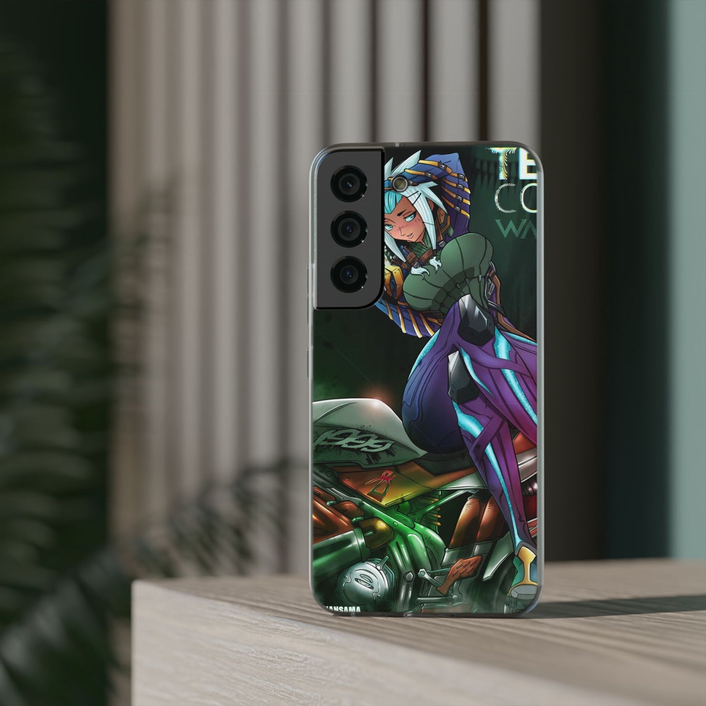 Anime-Inspired Phone Case - Flexi Cases, Custom Phone Cover, Gift for Her, Birthday Present, Unique Cell Phone Accessories