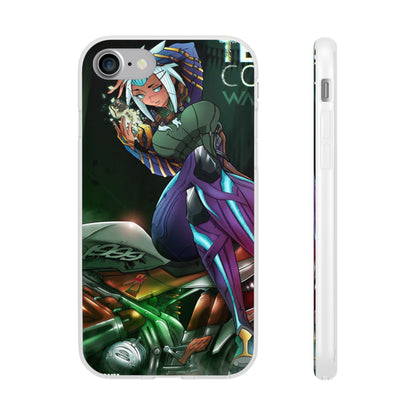 Anime-Inspired Phone Case - Flexi Cases, Custom Phone Cover, Gift for Her, Birthday Present, Unique Cell Phone Accessories