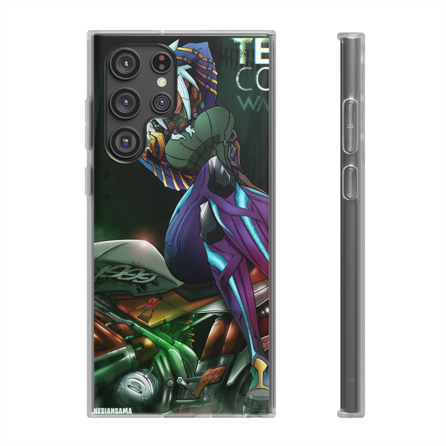 Anime-Inspired Phone Case - Flexi Cases, Custom Phone Cover, Gift for Her, Birthday Present, Unique Cell Phone Accessories