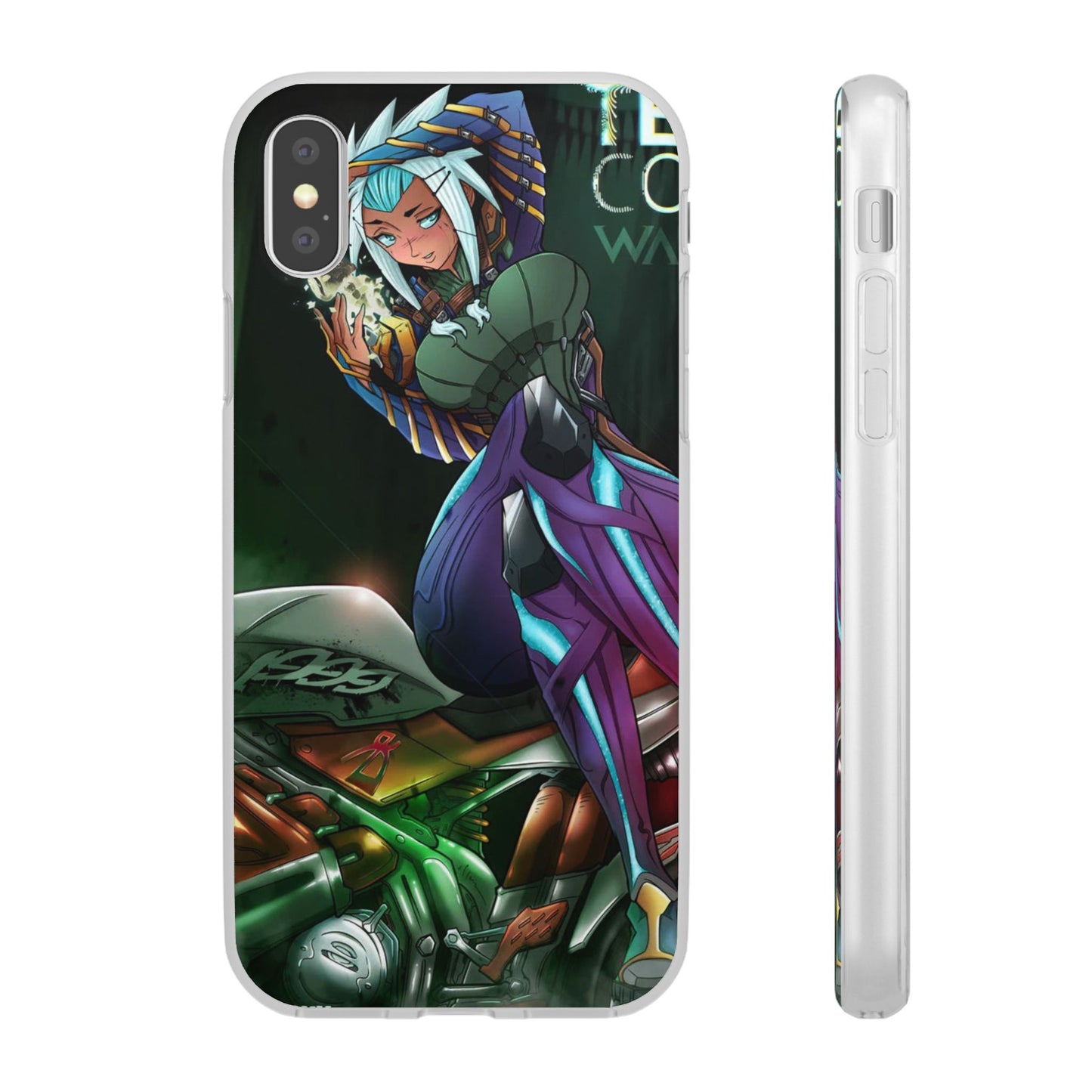 Anime-Inspired Phone Case - Flexi Cases, Custom Phone Cover, Gift for Her, Birthday Present, Unique Cell Phone Accessories