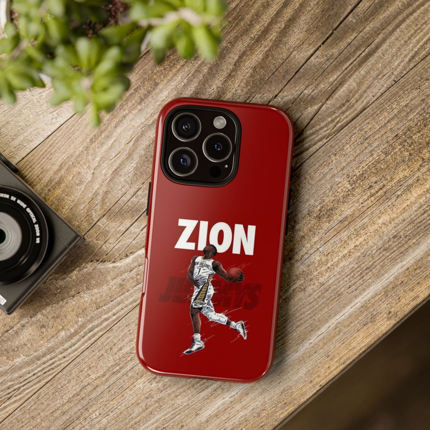 Zion Williamson Power Drive Edition – Rugged Dual-Layer Armor & Slim Fit | Compatible with iPhone 8–16 Pro Max & Samsung S10–S25 Ultra