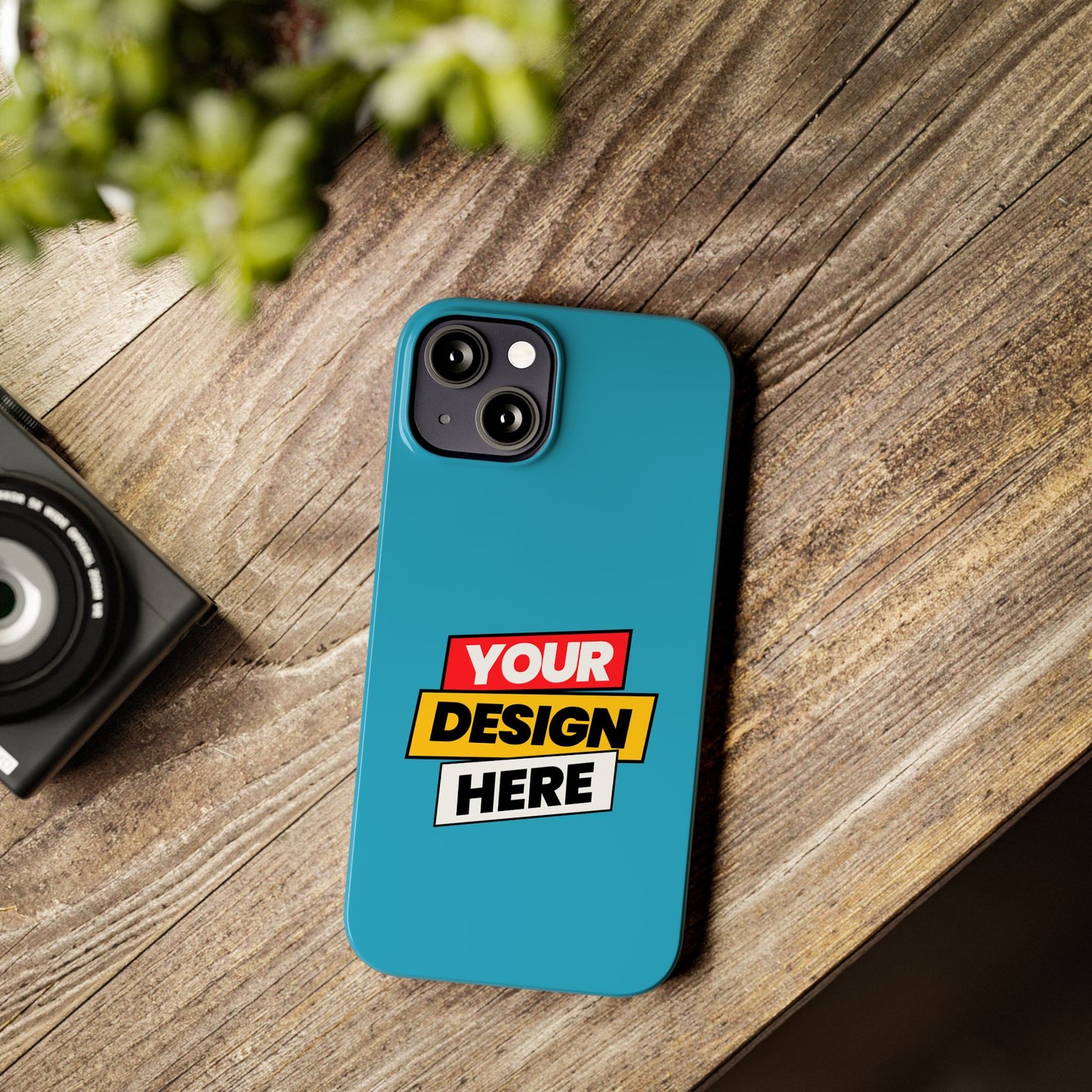 Cool Cat Slim Phone Case, Personalized Gift, Trendy Pet Lover Accessory, Unique Phone Cover, Animal Lover Case, Birthday Present