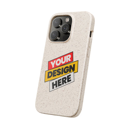 Eco-Friendly Phone Case, Biodegradable Phone Cover, Sustainable Accessory, Customizable iPhone Case, Green Gift Idea, Environmentally