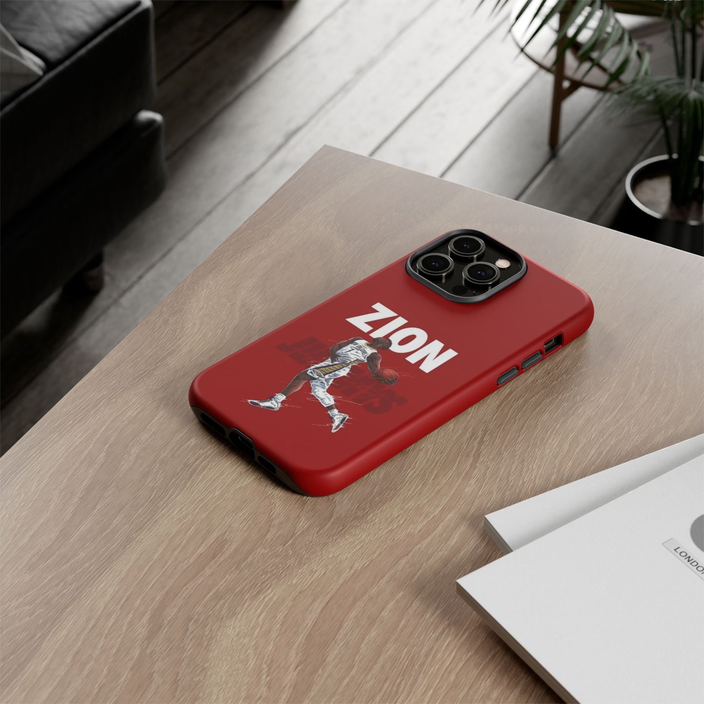 Zion Williamson Power Drive Edition – Rugged Dual-Layer Armor & Slim Fit | Compatible with iPhone 8–16 Pro Max & Samsung S10–S25 Ultra