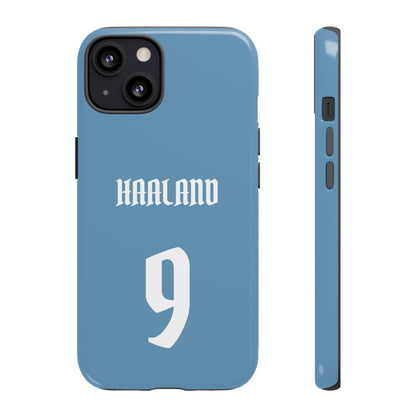 Erling Haaland PowerStrike – Rugged Dual-Layer Protection & Slim Profile | Compatible with iPhone 8 to 16 Pro Max & Samsung Galaxy S10 to S25 Ultra