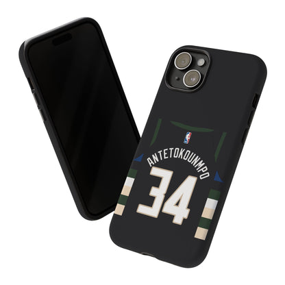 Giannis Antetokounmpo Force Drive Edition – Heavy-Duty ShockGuard Layers, Athletic Slim Fit | iPhone 8–16 Pro Max & Samsung S10–S25 Ultra Supported