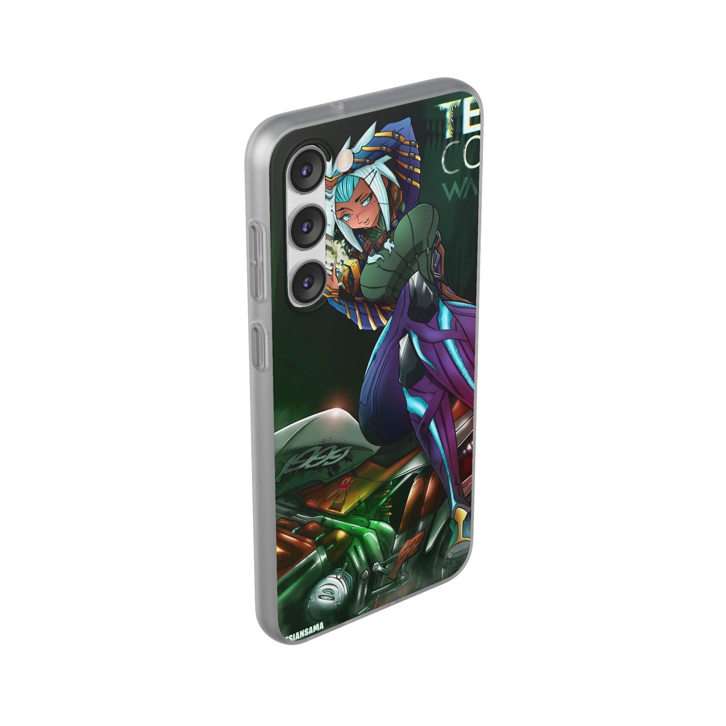 Anime-Inspired Phone Case - Flexi Cases, Custom Phone Cover, Gift for Her, Birthday Present, Unique Cell Phone Accessories