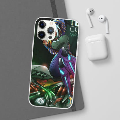 Anime-Inspired Phone Case - Flexi Cases, Custom Phone Cover, Gift for Her, Birthday Present, Unique Cell Phone Accessories