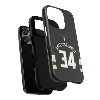 Giannis Antetokounmpo Force Drive Edition – Heavy-Duty ShockGuard Layers, Athletic Slim Fit | iPhone 8–16 Pro Max & Samsung S10–S25 Ultra Supported