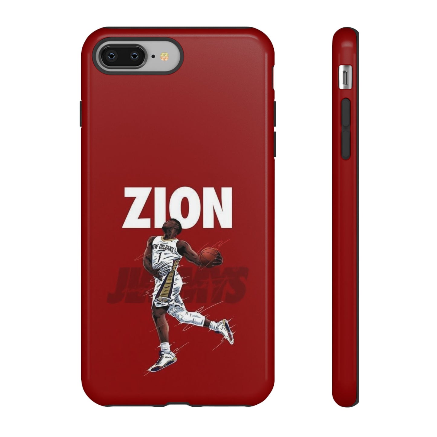 Zion Williamson Power Drive Edition – Rugged Dual-Layer Armor & Slim Fit | Compatible with iPhone 8–16 Pro Max & Samsung S10–S25 Ultra