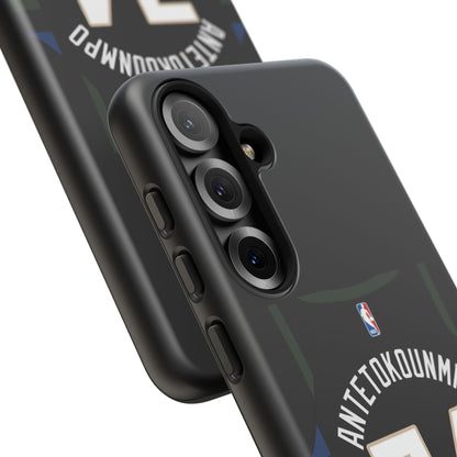 Giannis Antetokounmpo Force Drive Edition – Heavy-Duty ShockGuard Layers, Athletic Slim Fit | iPhone 8–16 Pro Max & Samsung S10–S25 Ultra Supported
