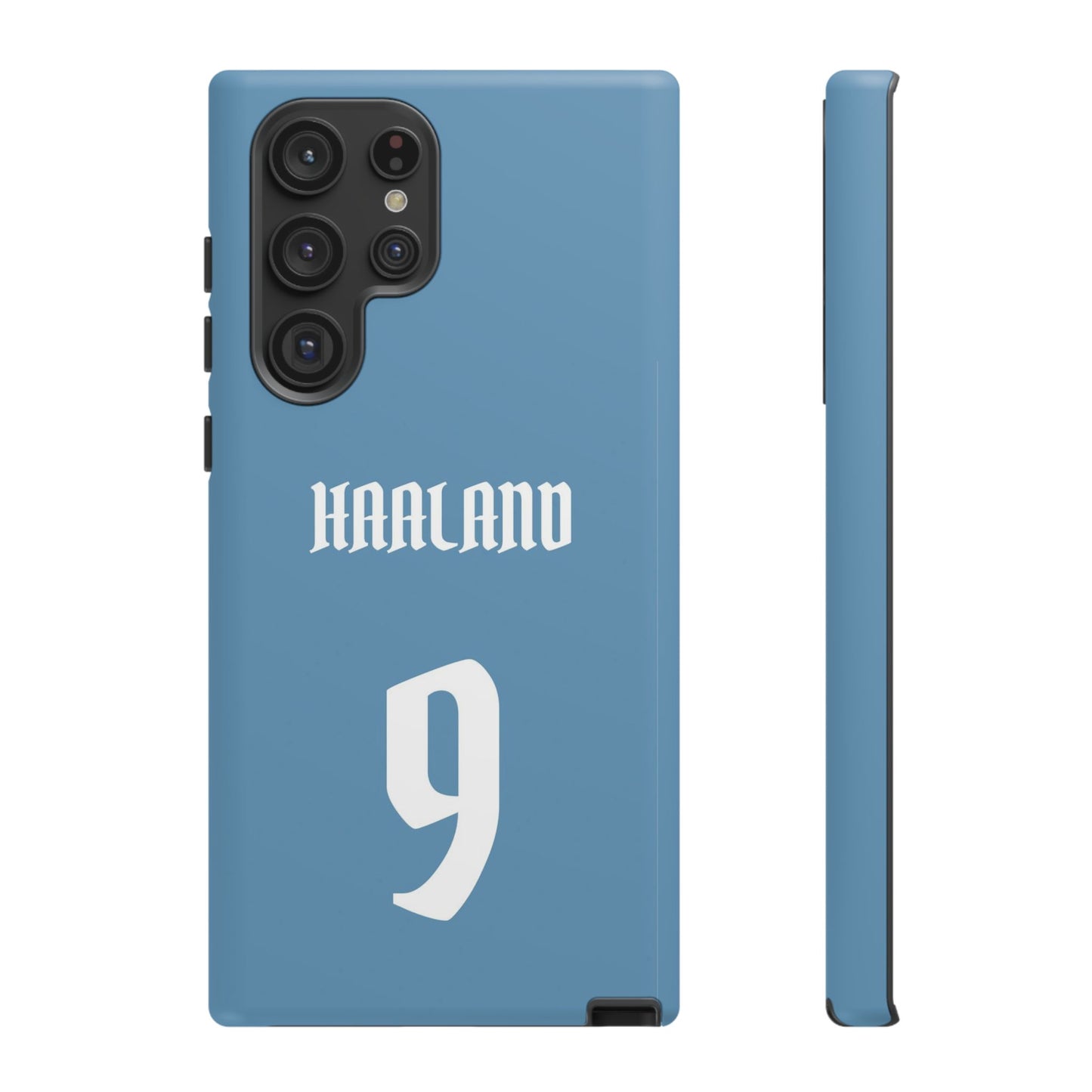 Erling Haaland PowerStrike – Rugged Dual-Layer Protection & Slim Profile | Compatible with iPhone 8 to 16 Pro Max & Samsung Galaxy S10 to S25 Ultra