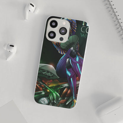 Anime-Inspired Phone Case - Flexi Cases, Custom Phone Cover, Gift for Her, Birthday Present, Unique Cell Phone Accessories