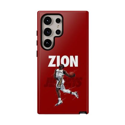 Zion Williamson Power Drive Edition – Rugged Dual-Layer Armor & Slim Fit | Compatible with iPhone 8–16 Pro Max & Samsung S10–S25 Ultra