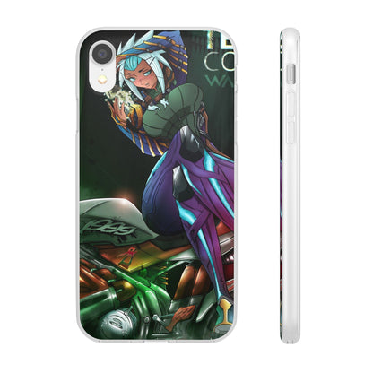 Anime-Inspired Phone Case - Flexi Cases, Custom Phone Cover, Gift for Her, Birthday Present, Unique Cell Phone Accessories