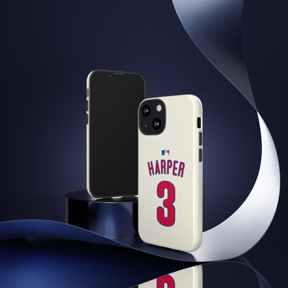Bryce Harper PowerGrip – Dual-Layer Defense & Slim Fit | Compatible with iPhone 8 to 16 Pro Max & Samsung Galaxy S10 to S25 Ultra