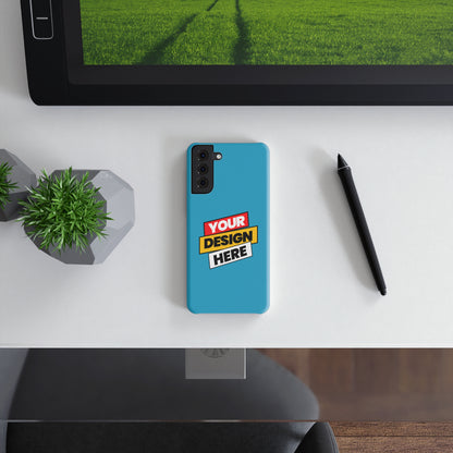 Custom Slim Snap Case - Personalized Phone Cover, Unique Gift for Her, Bright Modern Design, Trendy Cellphone Accessory, Birthday Gift