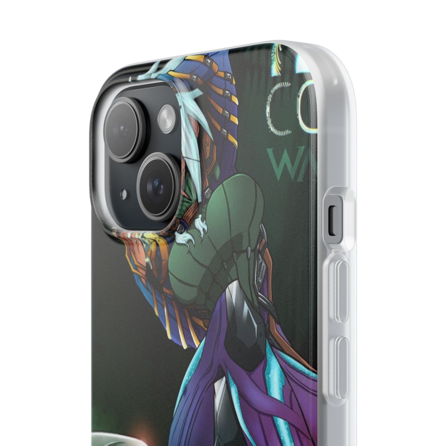 Anime-Inspired Phone Case - Flexi Cases, Custom Phone Cover, Gift for Her, Birthday Present, Unique Cell Phone Accessories
