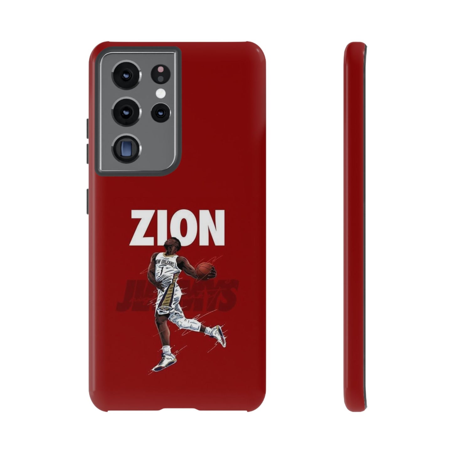 Zion Williamson Power Drive Edition – Rugged Dual-Layer Armor & Slim Fit | Compatible with iPhone 8–16 Pro Max & Samsung S10–S25 Ultra