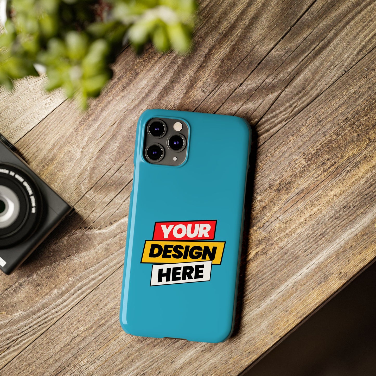 Cool Cat Slim Phone Case, Personalized Gift, Trendy Pet Lover Accessory, Unique Phone Cover, Animal Lover Case, Birthday Present