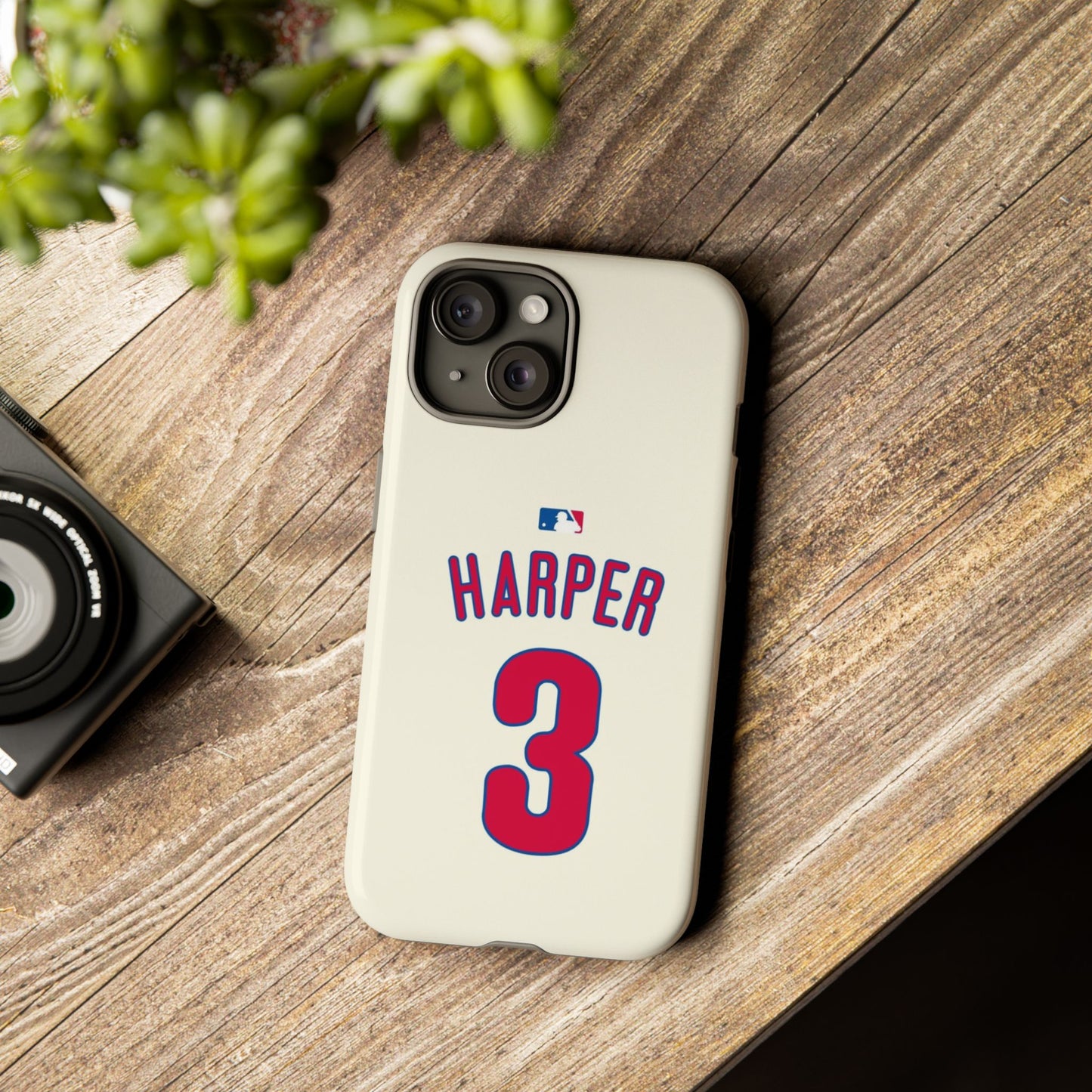 Bryce Harper PowerGrip – Dual-Layer Defense & Slim Fit | Compatible with iPhone 8 to 16 Pro Max & Samsung Galaxy S10 to S25 Ultra