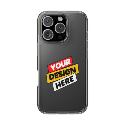 Custom Clear Transparent Cases for Phones - Personalized Protection, Ideal for Gifts, Birthdays, Holidays, Trendy Phone Accessories