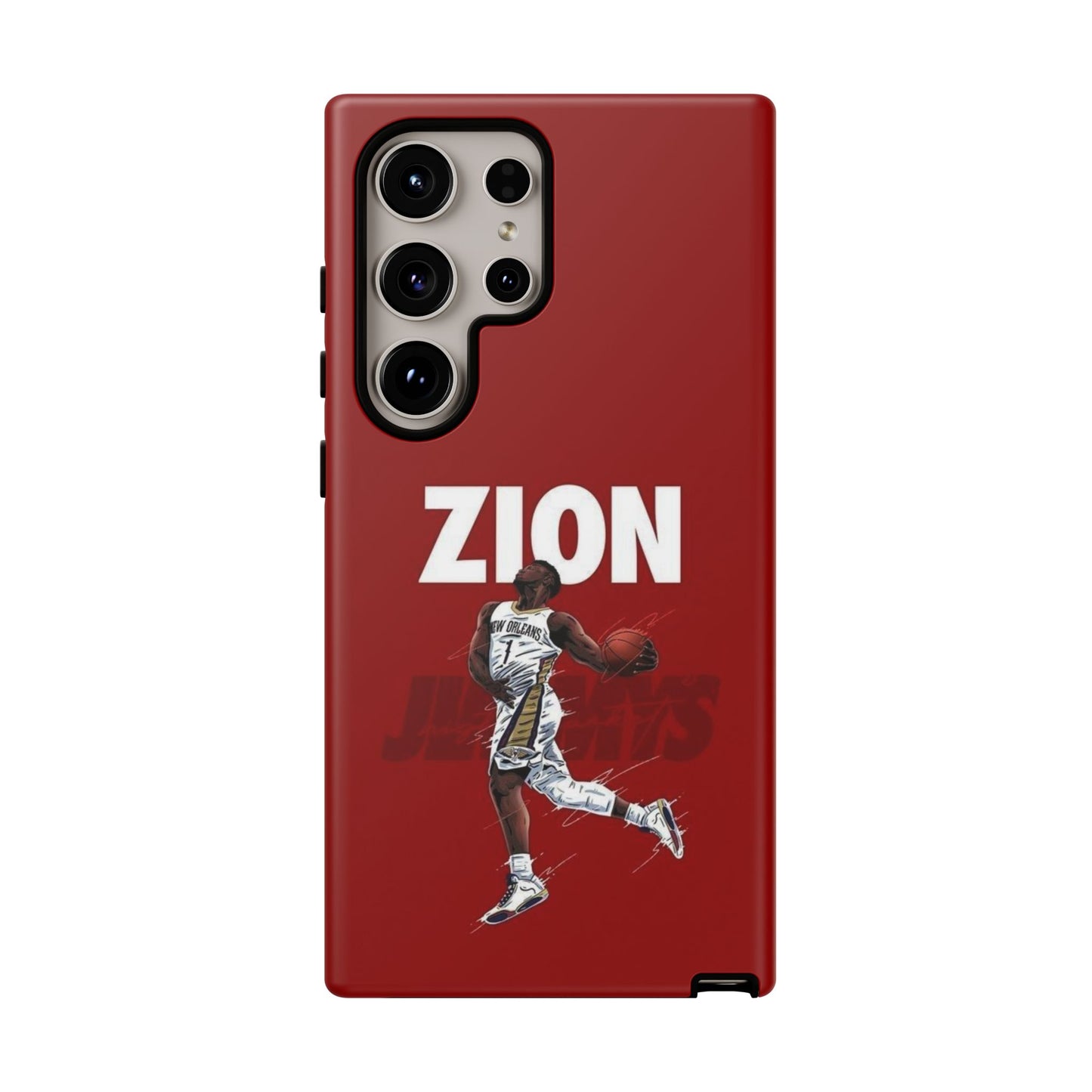 Zion Williamson Power Drive Edition – Rugged Dual-Layer Armor & Slim Fit | Compatible with iPhone 8–16 Pro Max & Samsung S10–S25 Ultra