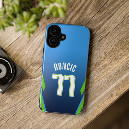 Luka Dončić Ice Vision Edition – Rugged Dual-Layer Build, Slim Fit | Compatible with iPhone 8–16 Pro Max & Samsung Galaxy S10–S25 Ultra
