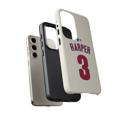 Bryce Harper PowerGrip – Dual-Layer Defense & Slim Fit | Compatible with iPhone 8 to 16 Pro Max & Samsung Galaxy S10 to S25 Ultra