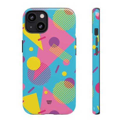 80s / 90s RETRO PATTERN LIGHT BLUE | Tough Phone Case